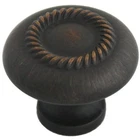 Cosmas 228ORB Oil Rubbed Bronze Rope Cabinet Hardware Knob New. Price: $13.99.