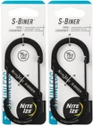 Nite Ize S-biner Stainless Steel Dual Carabiner #4 Black (2-PACK) New. Price: $13.62.