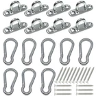 8PCS 304 Stainless Steel 1.8 Inch Pad Eye Hooks And ... New. Price: $24.01.