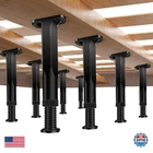 Pcs Adjustable Height Bed Frame Support Legs 7.8-14.6INCH Slats New. Price: $43.07.