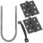 National Hardware V90 Series N107-409 Set, Steel, Black New. Price: $23.60.
