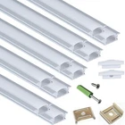 10-PACK 3.3FT 1M Recessed Led Strip Channel Diffuser System, 25X7MM Collar Al... New. Price: $60.44.