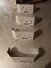 4PC Lot Amerimax 3PC30W50-U Downspout Clip, Metal White 2INX3IN Aluminum New. Price: $6.95.