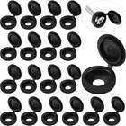 Hotop 100 Pieces Hinged Screw Caps Plastic Shutter Fold Snap Covers New. Price: $10.17.