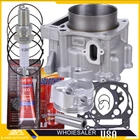 For 02-08 Yamaha Grizzly 660 Yfm Atv Top End Cylinder Piston Gaskets Rebuild Kit New. Price: $107.95.
