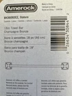 Amerock BH36093CZ Stature 18" 457 Mm Towel Bar In Champagne Bronze Open. Price: $17.09.