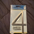 Hillman 5 #4 Distinctions Floating & Flush Mount Steel House Address Number New. Price: $10.99.