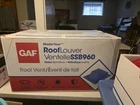 Gaf Roof Louvers Ventelle SSB960 (box 7) Brand New Open Box, Att:.contractors. Price: $79.00.