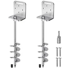 Insaga 18'' Heavy Duty Ground Anchors 10MM Solid Steel With Bracket, For Tramp New. Price: $66.23.