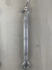National Hardware N221-895 Zincplated Steel Hook & Eye Turnbuckle 3/8 X 16 New. Price: $16.50.