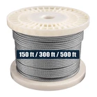 Harborcraft 300 Feet 1/8 316 Stainless Steel Wire Rope Aircraft Cable For Deck New. Price: $143.45.