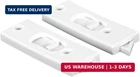 Prime-line F 2599 3-3/8 In. White Plastic Window Lock With Spring-loaded Tilt New. Price: $13.04.
