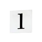 Maxim Lighting Address 1-4" Square Tile Serif, White 53661WT New. Price: $19.99.