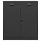 Filing Cabinet Storage Metal With Shelves For Home Office Steel Vidaxl New. Price: $359.99.