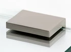 Alno A8455 Contemporary Ii Glass Shelf Brackets Only Satin Nickel, New!. Price: $21.00.