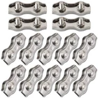Cozihom 1/8 Inch M3 Stainless Steel Duplex 2-POST Cable Clamp Wire Rope Clip ... New. Price: $20.26.