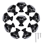 Stmk 10 Pack Drawer Knobs, Pulls Black Diamond Shaped Crystal Glass 30... New. Price: $17.21.