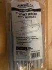 1PK Amerimax Round Head Square Drive Gutter Screw With Ferrule Metal 7IN (10)PC New. Price: $18.99.