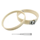 Biaungdo 6 Pieces 8 Inch Embroidery Hoops, Round Wood New. Price: $19.29.
