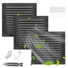 (black 3 Pack X 12"INCH) Gable Vents, Aluminum Walls, Lofts, Garages Etc ... New. Price: $73.80.