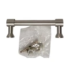 Signature Hardware 479481 3-3/4" Strasbourg Cabinet Pull Satin Nickel Open. Price: $12.90.