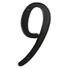 Deltana RNZ4-9 Black 4" Zinc Die-cast Residential Number New. Price: $12.58.