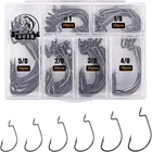 140PCS Ewg Offset Worm Fishing Hooks For Bass - High Carbon Steel Tackle New. Price: $16.99.