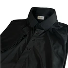 Collars And Dress Polo Shirt Men Medium-tall Black Performance Stretch Pre-owned. Price: $29.99.