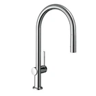 Hansgrohe 72846801 Talis Kitchen Faucet Pull Down 2-SPRAY Steel Optik New. Price: $477.00.