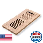 Qixiang Red Oak Hardwood Flush Mount Floor Register 4X12 Inch Damper High New. Price: $36.00.