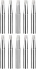 Uxcell Soldering Iron Tips 4MM 6.5MM Flat Edge 900M-T-3.2D 10PCS, Silver New. Price: $20.83.