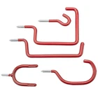 National Hardware Red Steel/vinyl Assorted Screw Hook 5 Pk N112-036 New. Price: $15.00.