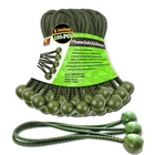 6 Inch 100 Piece Heavy Duty 5MM Ball Bungee Canopy Cord By Wellmax, Green... New. Price: $29.97.