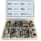 660 Pieces Of 304 Stainless Steel Washers Flat Assortment Kit Sizes New. Price: $10.49.