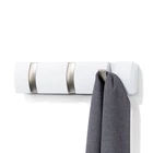 Umbra Flip 3 Wall Mounted Coat Rack Retractable Hooks Space Saver New. Price: $62.11.