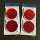 Hillman 844011 Adhesive Reflector Red Lot Of 2 New. Price: $16.99.