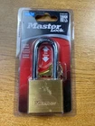 Master 576DLHPF Brass 5-PIN Cylinder Hardened Steel Padlock 1-3/4 In. New. Price: $17.00.