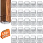 Baipok 36PCS Square Chair Leg Floor Protectors, Furniture Felt Pads For Hardwood New. Price: $22.99.