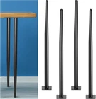 Pack 34 Inch Metal Table Legs Round Tapered Furniture Heavy Duty Repla... New. Price: $70.61.