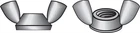 Hillman 180243 Zinc-plated Steel Coarse Thread Sae Wing Nut 10 IN.-24 New. Price: $18.98.