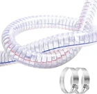 Ququyi 1" Id X 1-1/4" Od, 10FT Length Steel Wire Hose Pvc Vacuum Tubing Drain New. Price: $34.25.