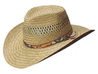 Dorfman Pacific Outback Aztec Straw Hat 384 New. Price: $22.00.