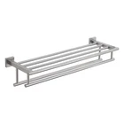 Rtcul Bathroom Towel Rack Double Bar Hotel Shower Shelf SUS304 New. Price: $89.95.