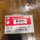 Hillman 80130 X 1/2 Sheet Metal Screws Pan Head - Phillips Qty 100 New. Price: $16.95.