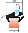 C.r. Laurence 10249 Crl One-piece Self-sealing Universal Weatherstrip 3/4" Pane New. Price: $119.88.