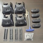 Brightlines Mounting Brackets Kit With Locks & Key BL15-1-BB New (no Crossbars). Price: $49.95.