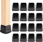 Ezprotekt 24 Pcs Chair Leg Floor Protectors With Felt, L-square, Black New. Price: $33.65.