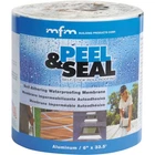 Mfm Peel & Seal 6 In. X 33.5 Ft. Aluminum Roofing Membrane 50042 New. Price: $39.05.