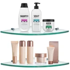 Sanbege Pcs Tempered Glass Corner Shelf With 8 Brackets, 12 X Floating Show New. Price: $41.59.