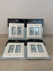 Hampton Bay Derby Double Gang Rocker Wall Plate White 4 Pack New. Price: $39.99.